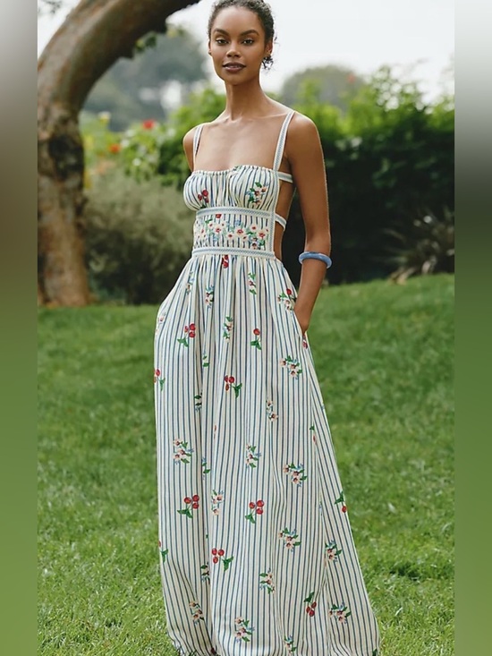 Agua Bendita Dresses & Skirts - Agua Bendita Ameli Maxi Dress NWT Size S